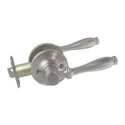 Designers Impressions - Villa Series Door Levers, Satin Nickel, Passage, Hall/Closet Lever - Door Levers