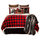 Madison Park Essentials Everest 8-Piece Reversible Queen Comforter Set in Red Plaid