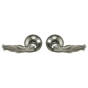 Coral Door Lever Beach Style Door Levers By Beaubrass