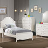 Coaster Dominique Full Youth Panel Bed in White