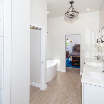 Encinitas Farmhouse Bath Full Design and Renovation