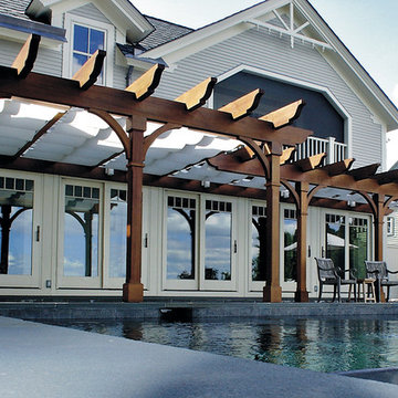 Canopies on pergola in CT
