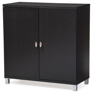 Bowery Hill Multipurpose Entryway Storage Cabinet in Brown