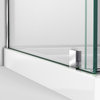 Enigma Air 34.75" x 48.375" Sliding Shower Enclosure, Polished Stainless Steel