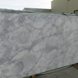 All Natural Stone - Super White Quartzite Slab - Kitchen Countertops