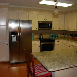 Recent Cabinet Refacing project in Greer - Products