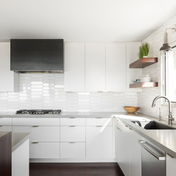 Avenues Modern Family-Friendly Great Room Kitchen Remodel