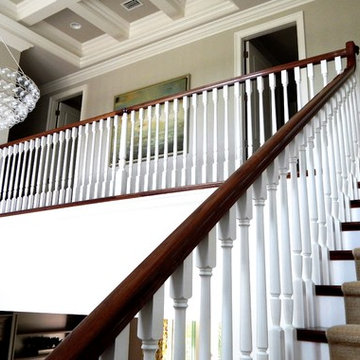 Conventional stair with flared bottom - Naples
