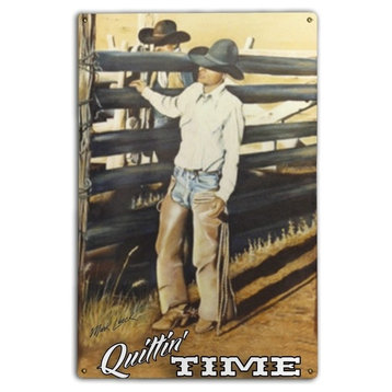 Quittin' Time, Classic Metal Sign