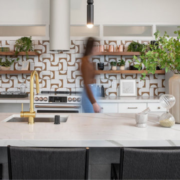 Commercial Amenity Kitchen Backsplash