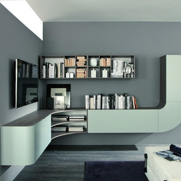 Corner Wall Unit Velvet Millennium 947 by Artigian Mobili - $3,455.00
