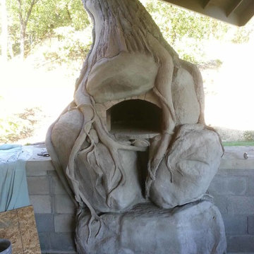The Tree Shaped Wood Fired Pizza Oven by Natural Creations in Oregon