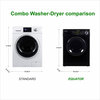 Conserv Ver 2 Pro 24" Compact Combo Washer/Dryer With 2 Detergent Boxes, Black