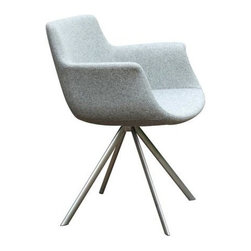 Rego Ellipse Swivel Armchair - Dining Chairs