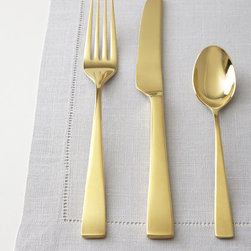 Five-Piece "Argento Gold Luster" Flatware Place Setting by Gorham - Flatware And Silverware Sets
