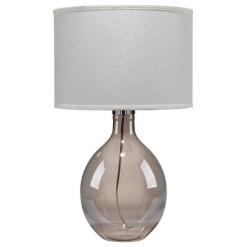 Gigi Gray Glass Table Lamp
