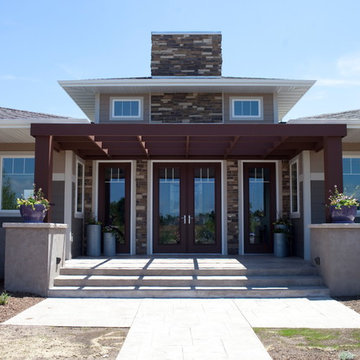 Modern Prairie Style Lakeshore Home