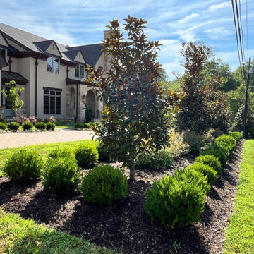 French Country Garden Design in Bethesda, Maryland