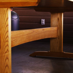 Tiger Maple and Ash Trestle Table - Products