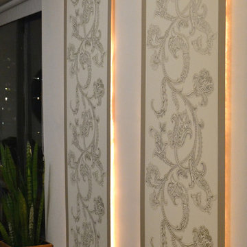 DIY Floating Lighted Wall Panels