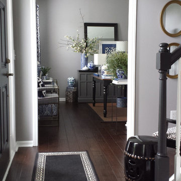 BLUE & WHITE OFFICE / STUDY 2015  - Lynda Quintero-Davids - Focal Point Styling