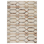 Addison Rugs - Pasco APA37 Beige 9'10" x 13'2" Rug - Set the stage with the Pasco collection, where modern-day designs seamlessly blend with a balanced mix of warm and cool colors. Every rug, exquisitely hand-carved, unveils detailed patterns, lending depth and charm. Bask in the luxury of the plush, heavy pile. Using 100% polypropylene and meticulously crafted in Egypt, longevity is assured. The Pasco collection encapsulates style and premium quality.