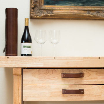 Adaptive Reuse Workbench Bar Cart
