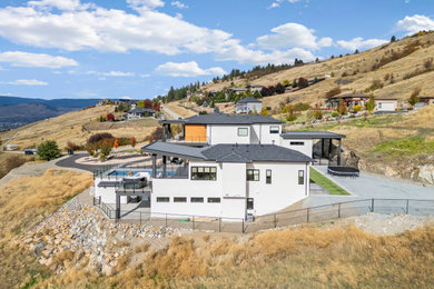 Contemporary exterior home idea in Other