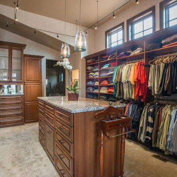 Colorado Springs Traditional Master Closet