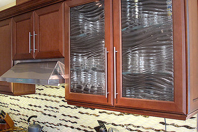 Beach style kitchen photo in San Diego