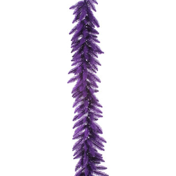 Vickerman Purple Artificial Christmas Garland