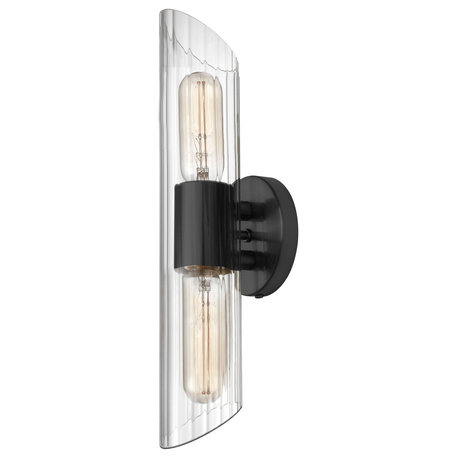 DAINOLITE SAM-162W-MB 2 Light Matte Black Vanity