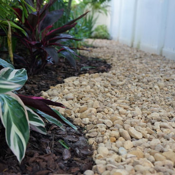 Tina's Tropical Traditional Paradise Front & Back Yard Makeover