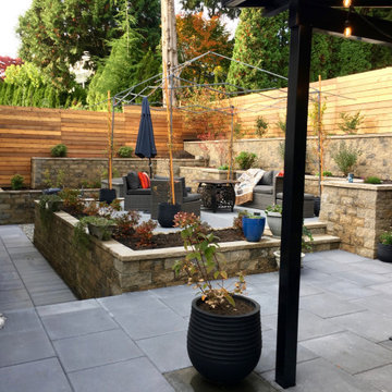 AFTER - Closer view of the main patio and sun deck areas