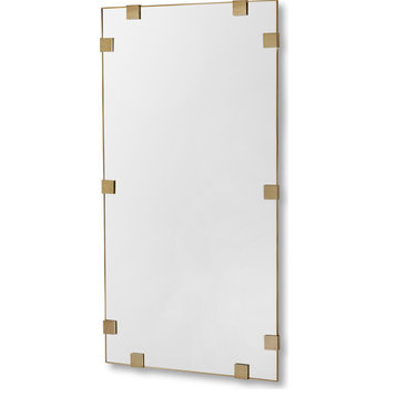 Nippon Floor Mirror Brushed Brass