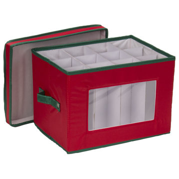 Holiday Stemware Flute Storage Box