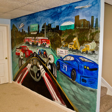 Car Mural Wall