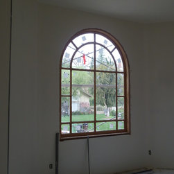 Custom Arch Top Wood Window - Windows