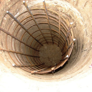 Straight shaft pier.