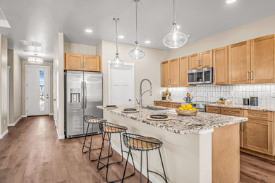Example of a trendy kitchen design in Other