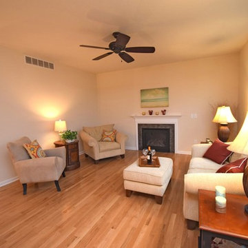 Old Brookside Model Home in Canandaigua Living Room
