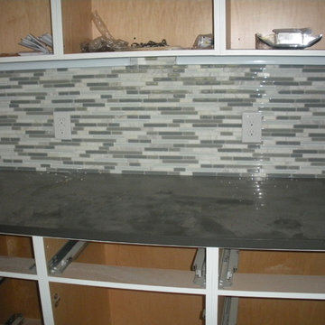 Shower and Kitchen