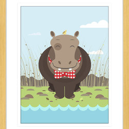 Curious Critters - Framed Wall Art (CUR01) - Kids Wall Decor