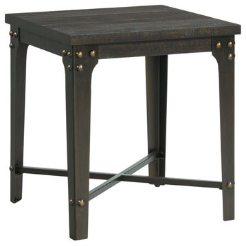 Cera Square End Table With USB