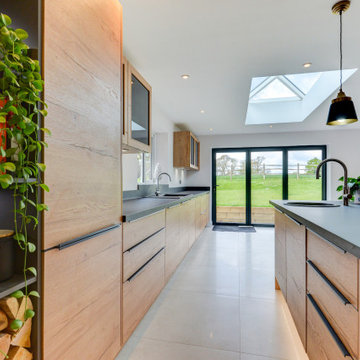 Natural Nobilia Kitchen in Mannings Heath, West Sussex