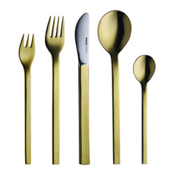 mono - mono mono-a goldplated ( 5 piece, brushed) - Flatware And Silverware Sets