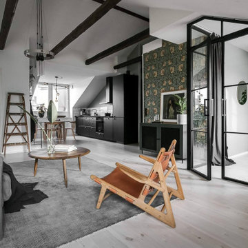 Projet salon & cuisine & chambre