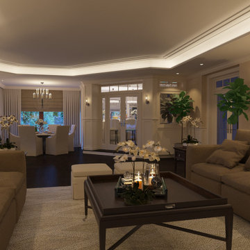 Living room. Private Residence