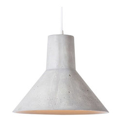 Suspension Contemporain Block b&eacute;ton - Pendant Lighting