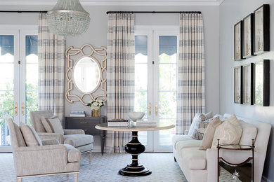 Elegant living room photo in San Francisco